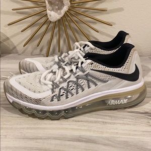 Nike air max running shoes in white